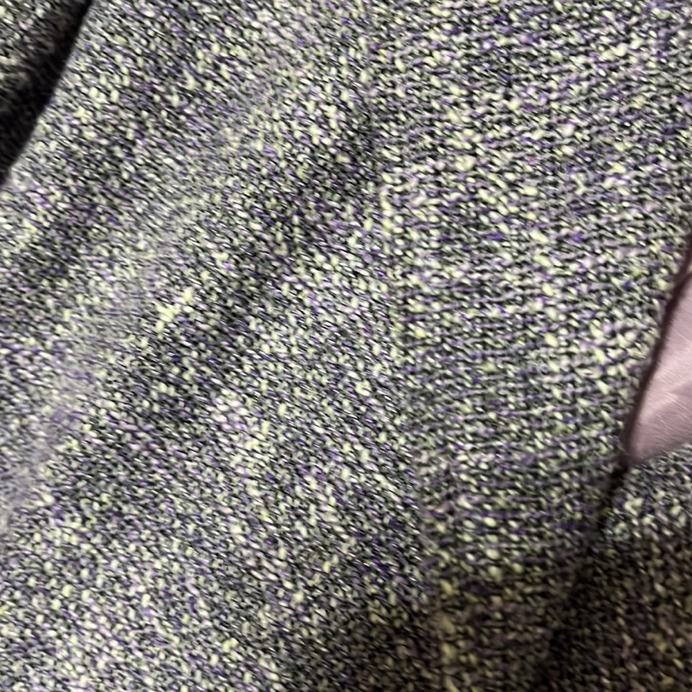 Talbots Purple Tweed Blazer